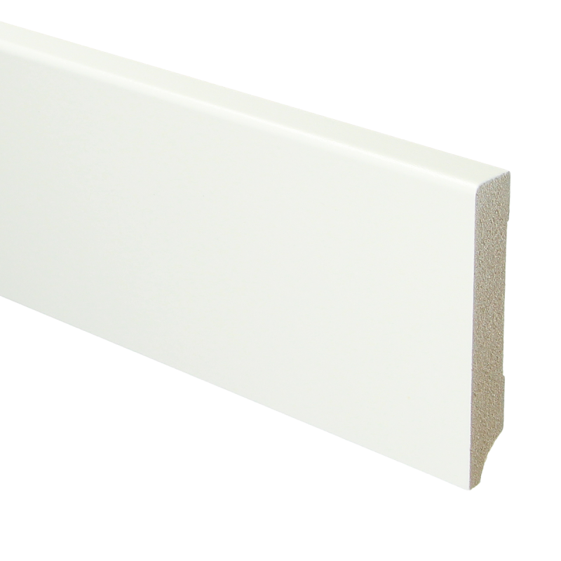 MDF Moderne plint 90 mm hoog x 15 mm dik RAL 9016